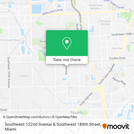 Southwest 122nd Avenue & Southwest 188th Street map