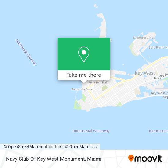 Mapa de Navy Club Of Key West Monument