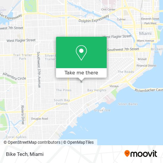 Mapa de Bike Tech