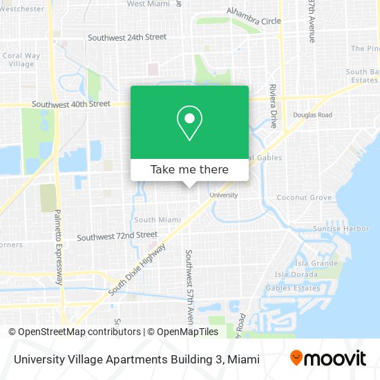 Mapa de University Village Apartments Building 3