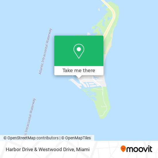 Harbor Drive & Westwood Drive map