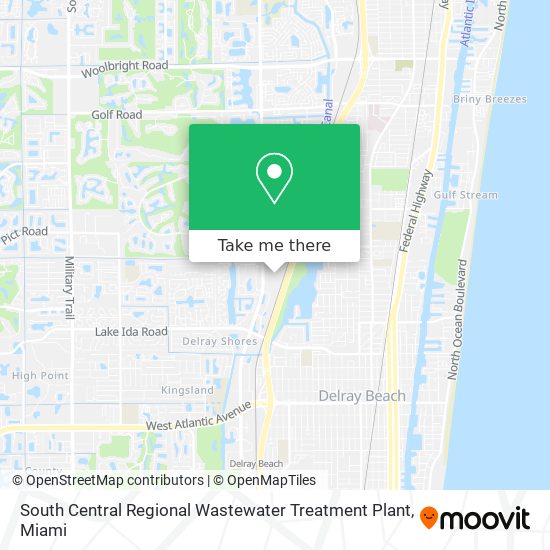 Mapa de South Central Regional Wastewater Treatment Plant