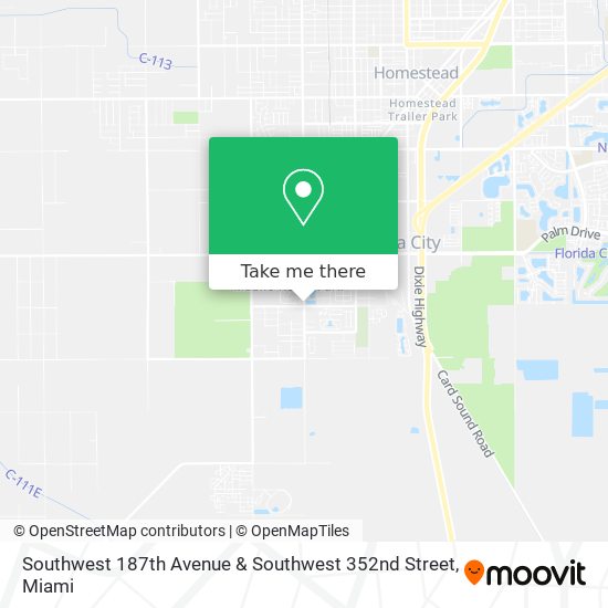 Southwest 187th Avenue & Southwest 352nd Street map