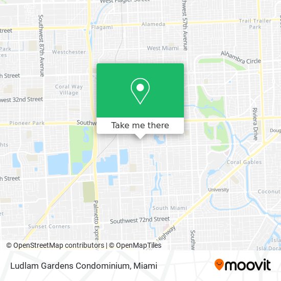 Ludlam Gardens Condominium map