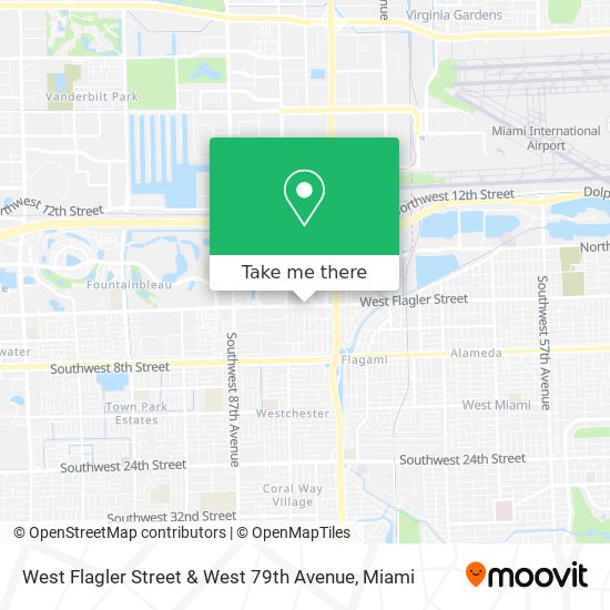 West Flagler Street & West 79th Avenue map