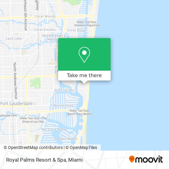 Mapa de Royal Palms Resort & Spa
