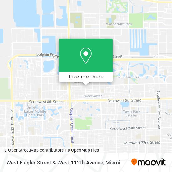 West Flagler Street & West 112th Avenue map