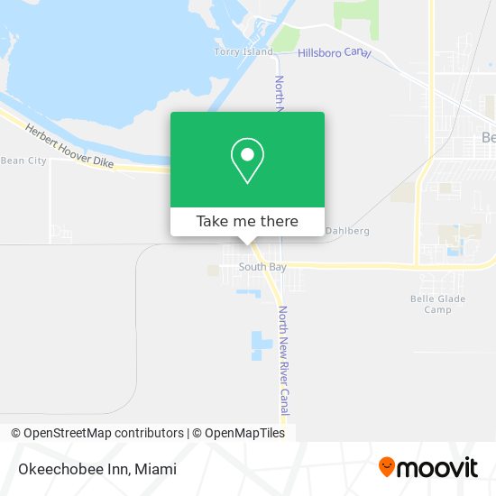 Mapa de Okeechobee Inn