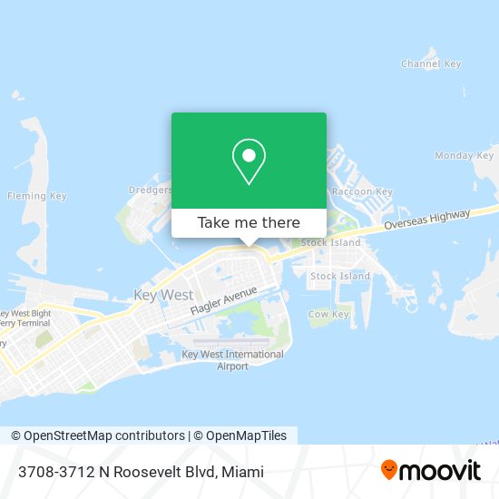 Mapa de 3708-3712 N Roosevelt Blvd
