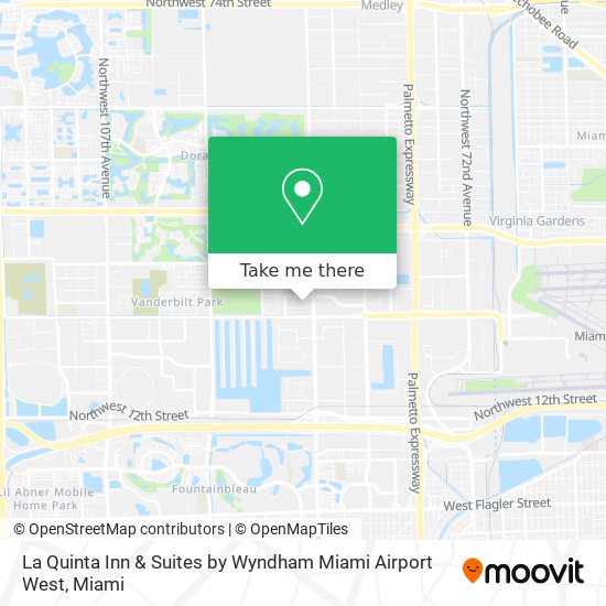 La Quinta Inn & Suites by Wyndham Miami Airport West map