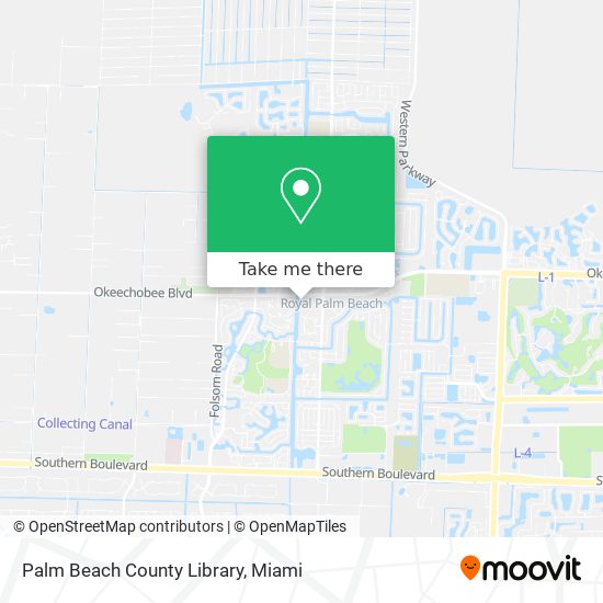 Palm Beach County Library map