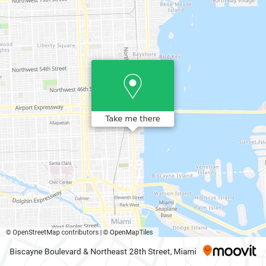 Mapa de Biscayne Boulevard & Northeast 28th Street