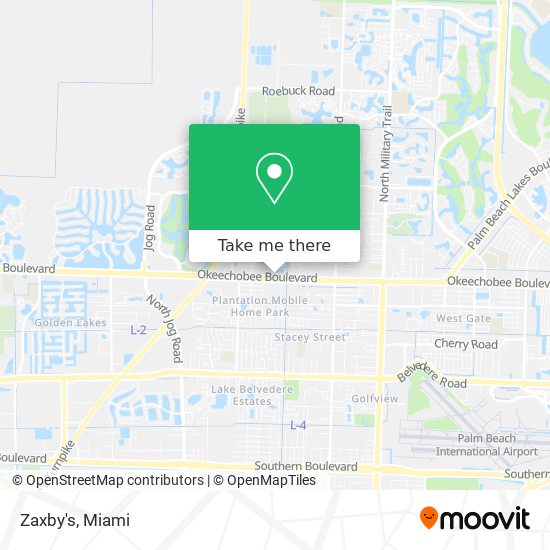 Zaxby's map