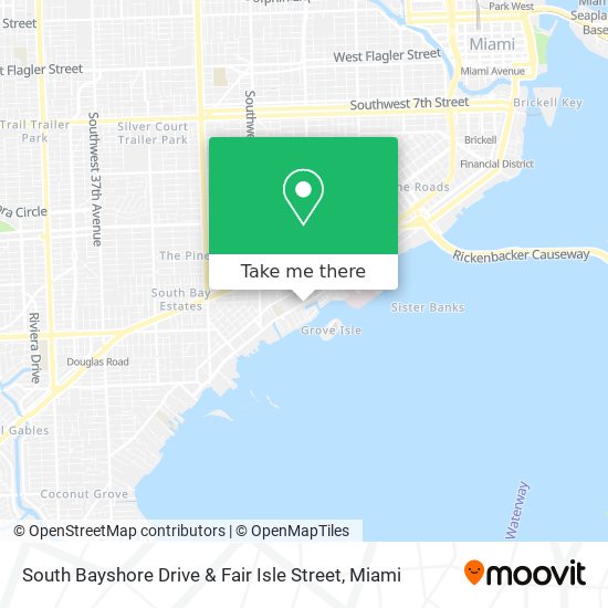 South Bayshore Drive & Fair Isle Street map