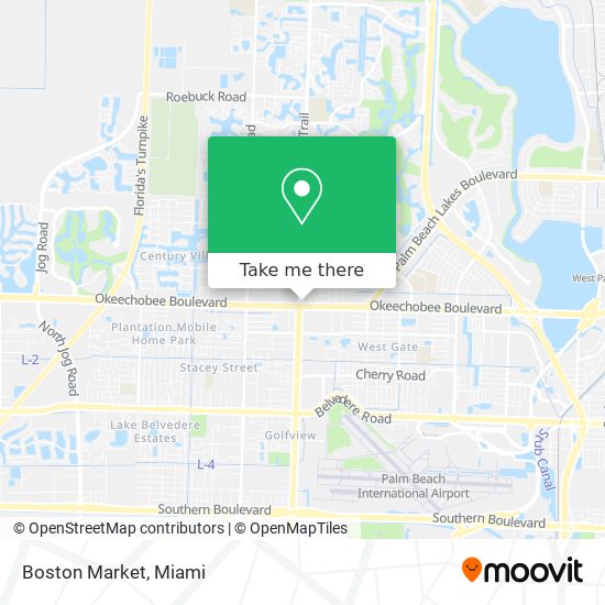 Boston Market map