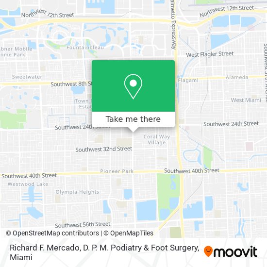 Richard F. Mercado, D. P. M. Podiatry & Foot Surgery map