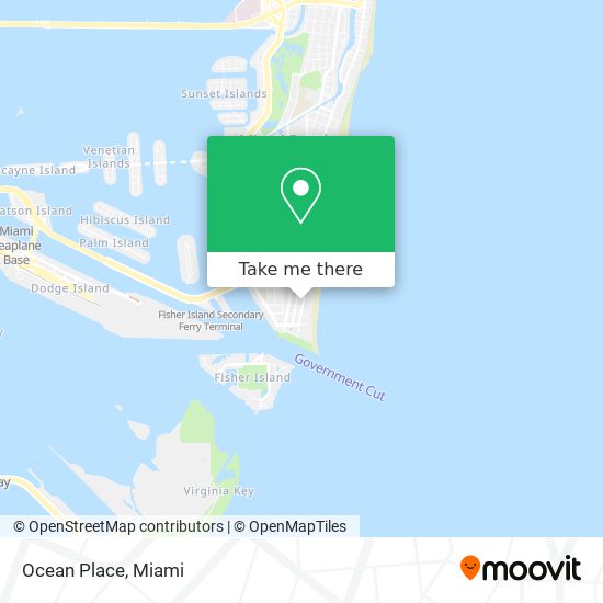 Ocean Place map