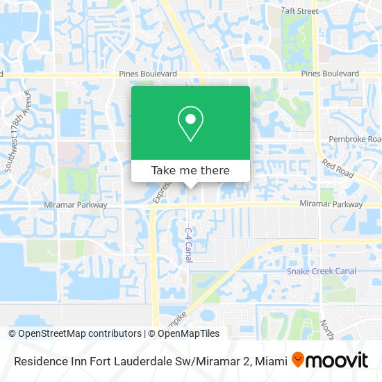 Mapa de Residence Inn Fort Lauderdale Sw / Miramar 2