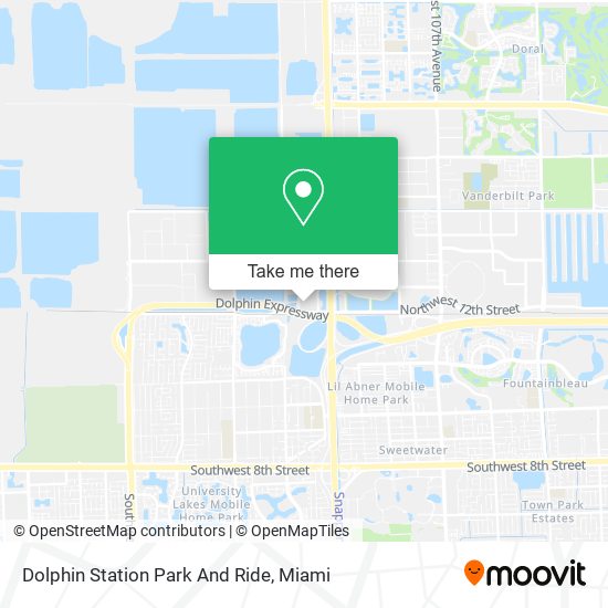 Dolphin Station Park And Ride map