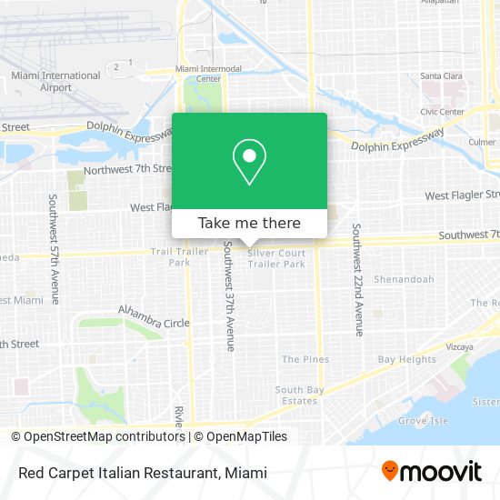 Red Carpet Italian Restaurant map