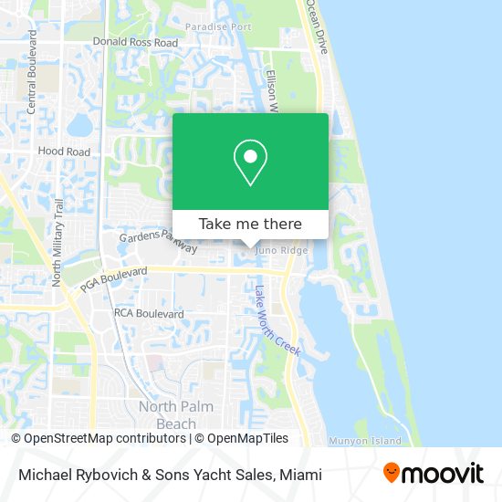 Mapa de Michael Rybovich & Sons Yacht Sales