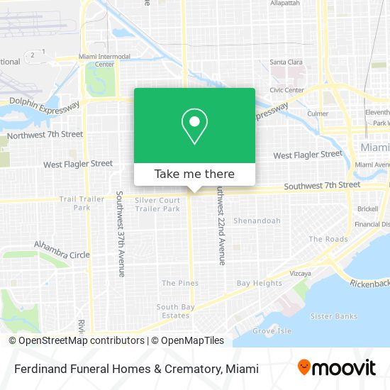 Ferdinand Funeral Homes & Crematory map