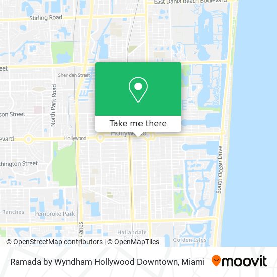 Ramada by Wyndham Hollywood Downtown map