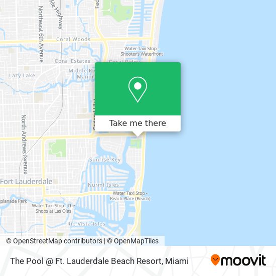 Mapa de The Pool @ Ft. Lauderdale Beach Resort