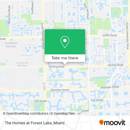 Mapa de The Homes at Forest Lake