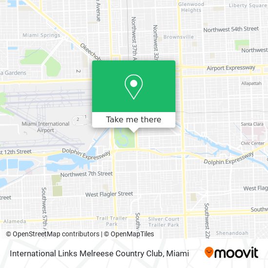 International Links Melreese Country Club map