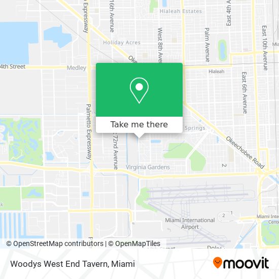 Mapa de Woodys West End Tavern