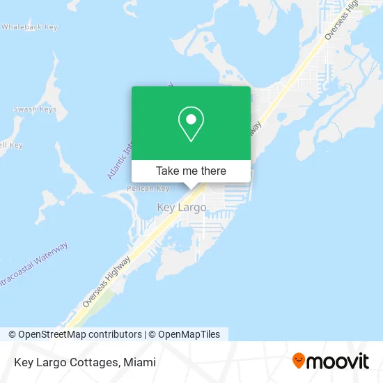 Key Largo Cottages map