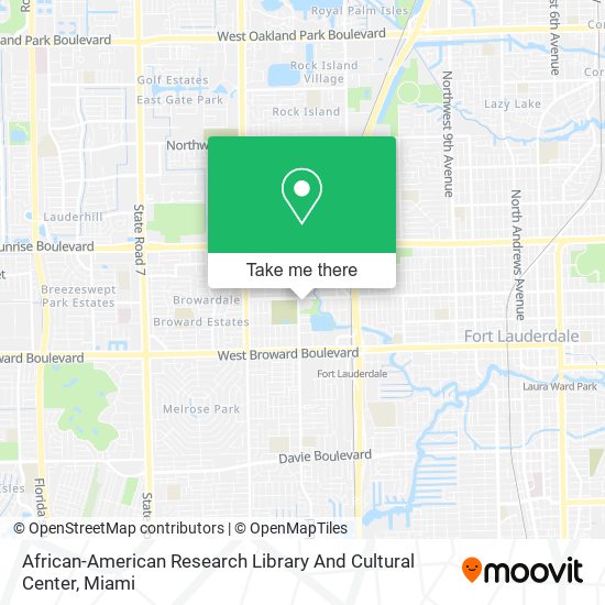 African-American Research Library And Cultural Center map