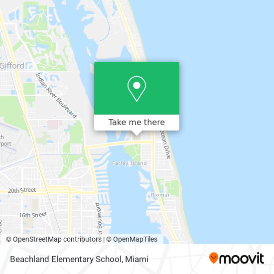 Beachland Elementary School map