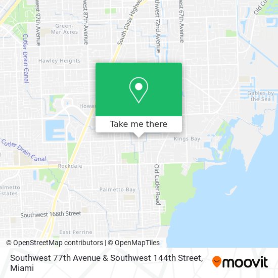 Mapa de Southwest 77th Avenue & Southwest 144th Street