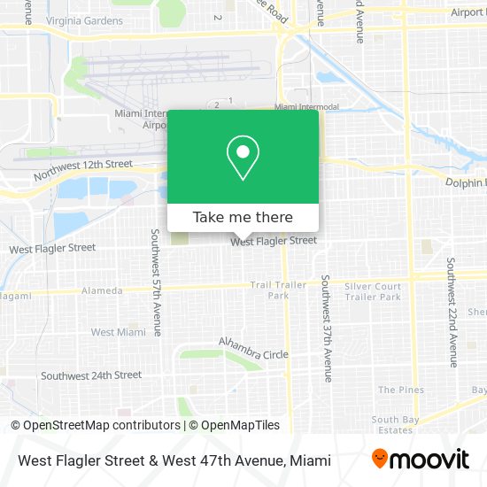 Mapa de West Flagler Street & West 47th Avenue