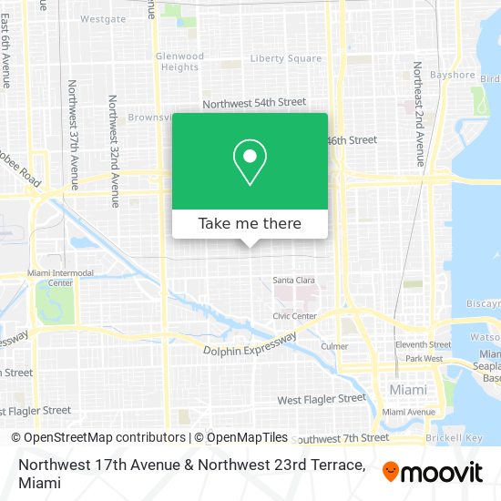 Mapa de Northwest 17th Avenue & Northwest 23rd Terrace