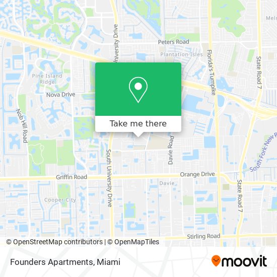 Founders Apartments map