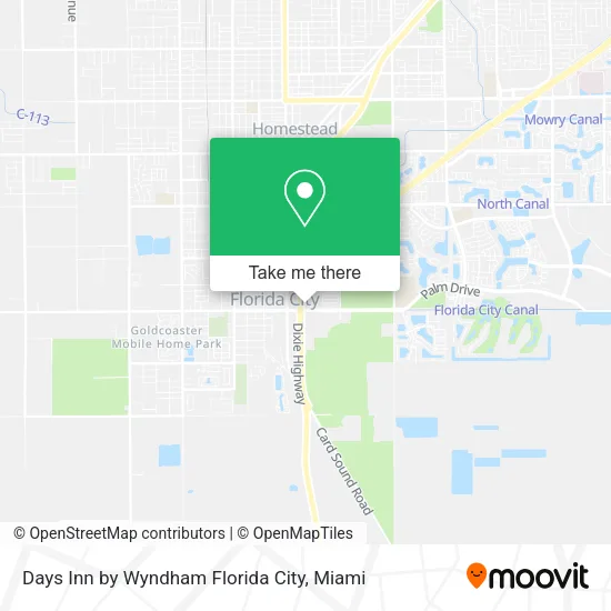Days Inn by Wyndham Florida City map