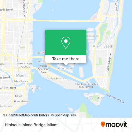 Mapa de Hibiscus Island Bridge