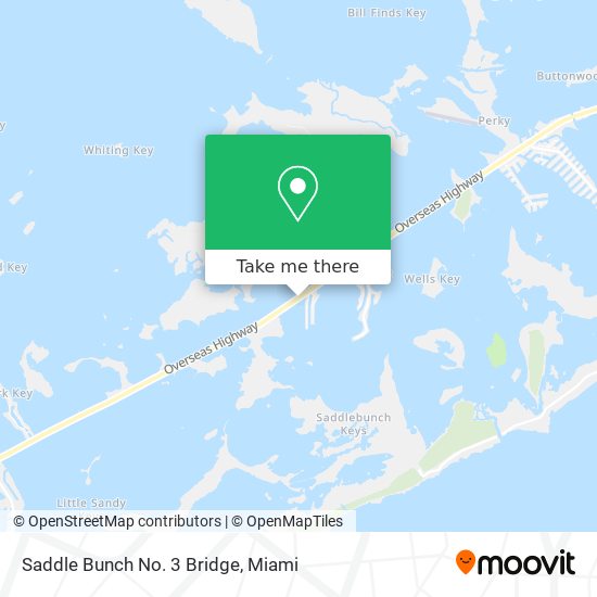 Saddle Bunch No. 3 Bridge map