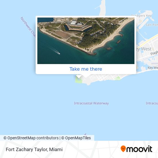 Fort Zachary Taylor map