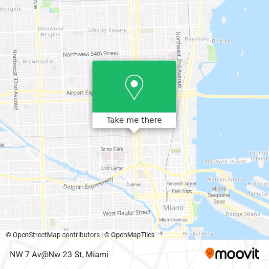 NW 7 Av@Nw 23 St map