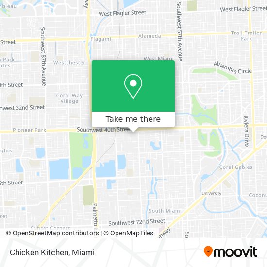 Mapa de Chicken Kitchen