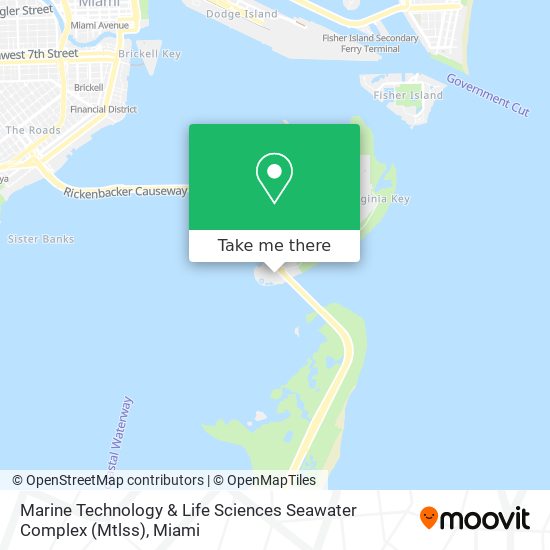 Mapa de Marine Technology & Life Sciences Seawater Complex (Mtlss)
