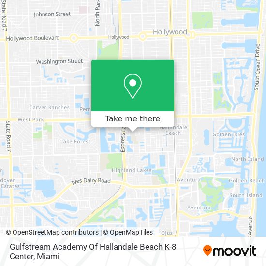 Gulfstream Academy Of Hallandale Beach K-8 Center map