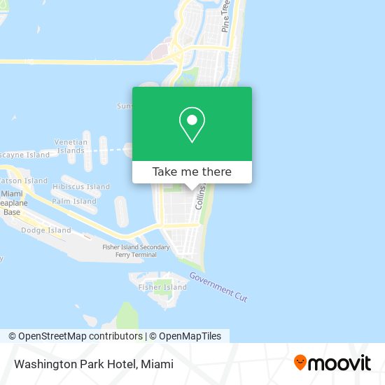 Washington Park Hotel map