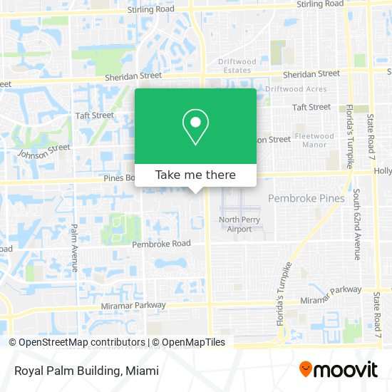 Royal Palm Building map