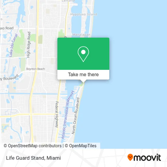 Life Guard Stand map