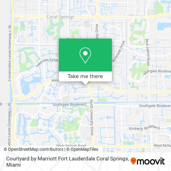 Courtyard by Marriott Fort Lauderdale Coral Springs map